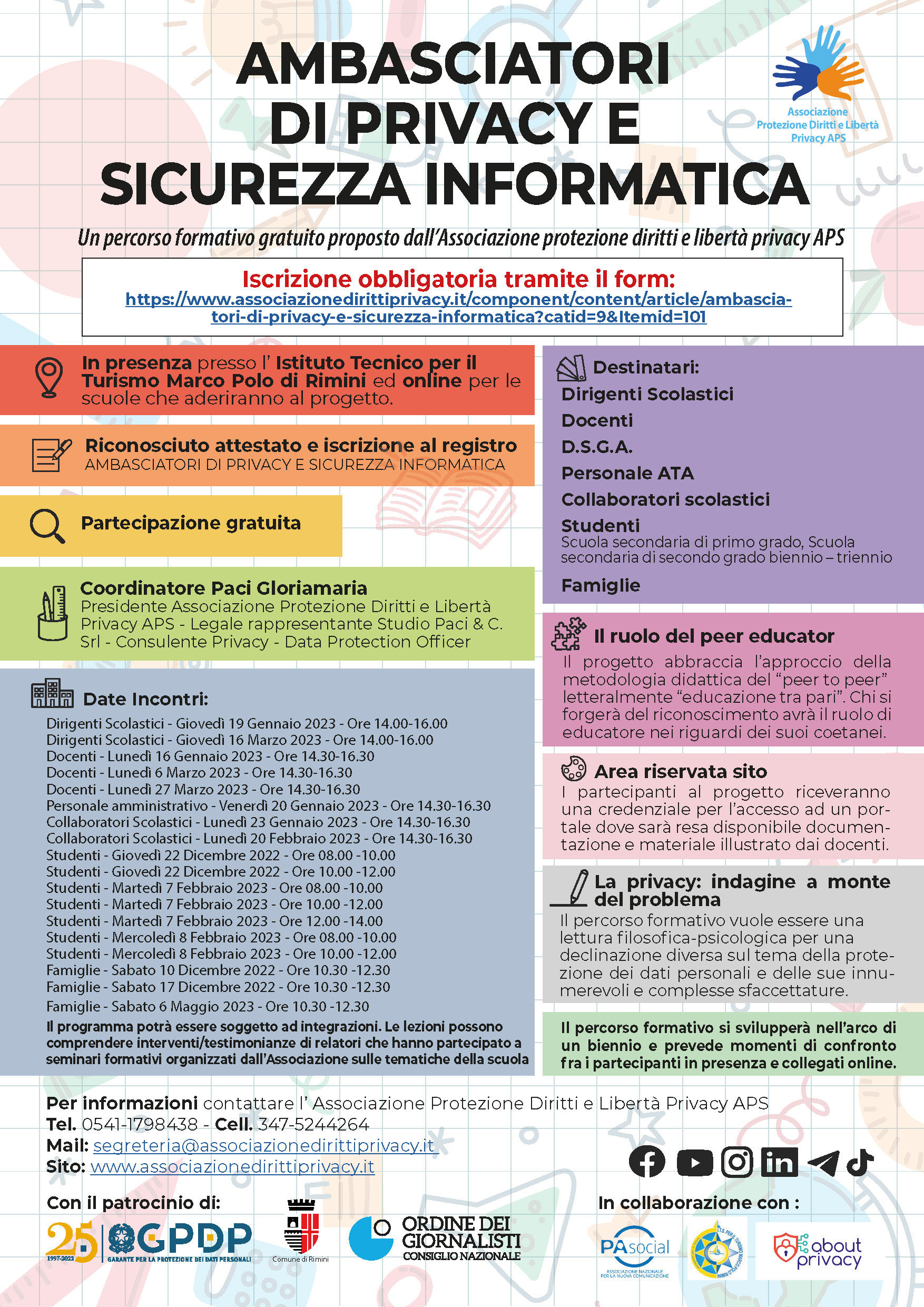 AMBASCIATORI DI PRIVACY E SICUREZZA INFORMATICA